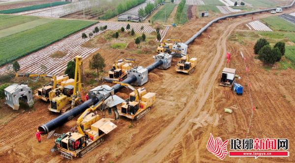 山东管网东干线天然气进沂蒙